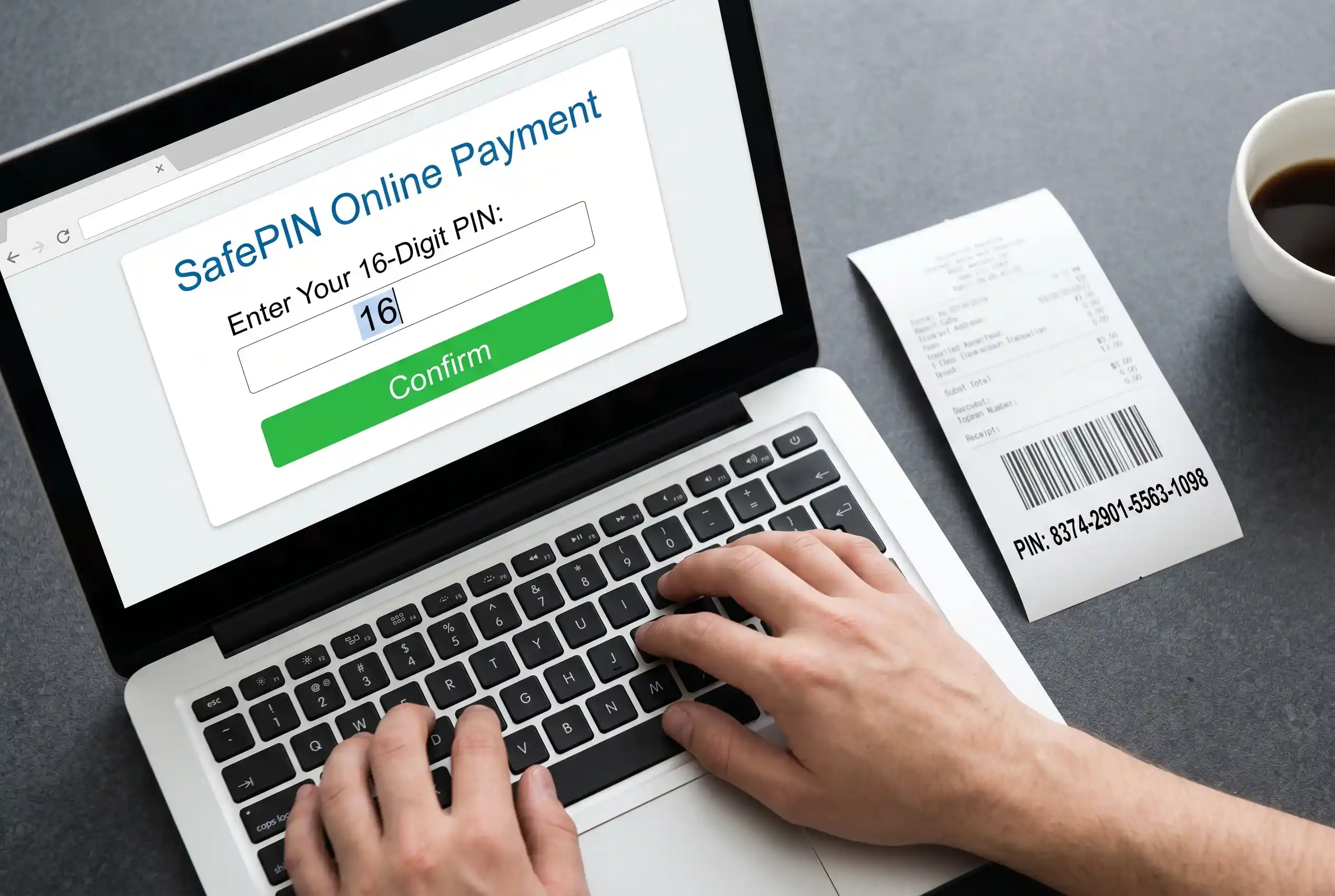Unos paysafecard PIN koda za uplatu na online kladionicu
